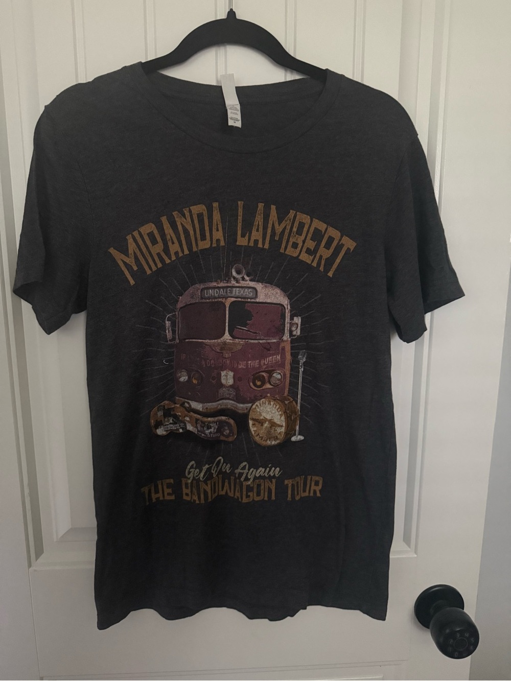 Charcoal Grey Miranda Lambert Bandwagon Tour Graphic Tee